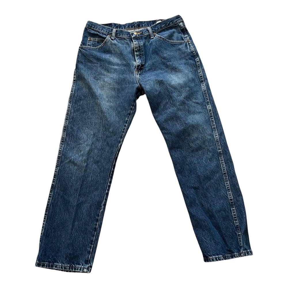 Wrangler Straight-Leg Denim Jeans in Blue- 36x30